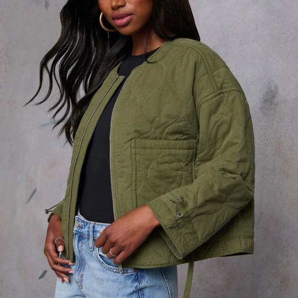 Quilted Puffer Jacket - Picture 1 of 4